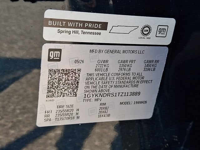 2026 Cadillac XT5 Premium Luxury