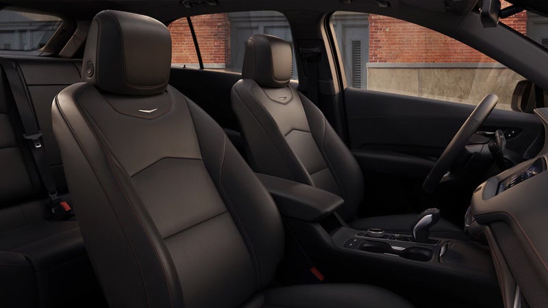 Interior view of a 2019 Cadillac XT4